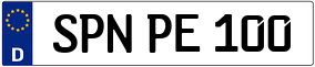 Truck License Plate
